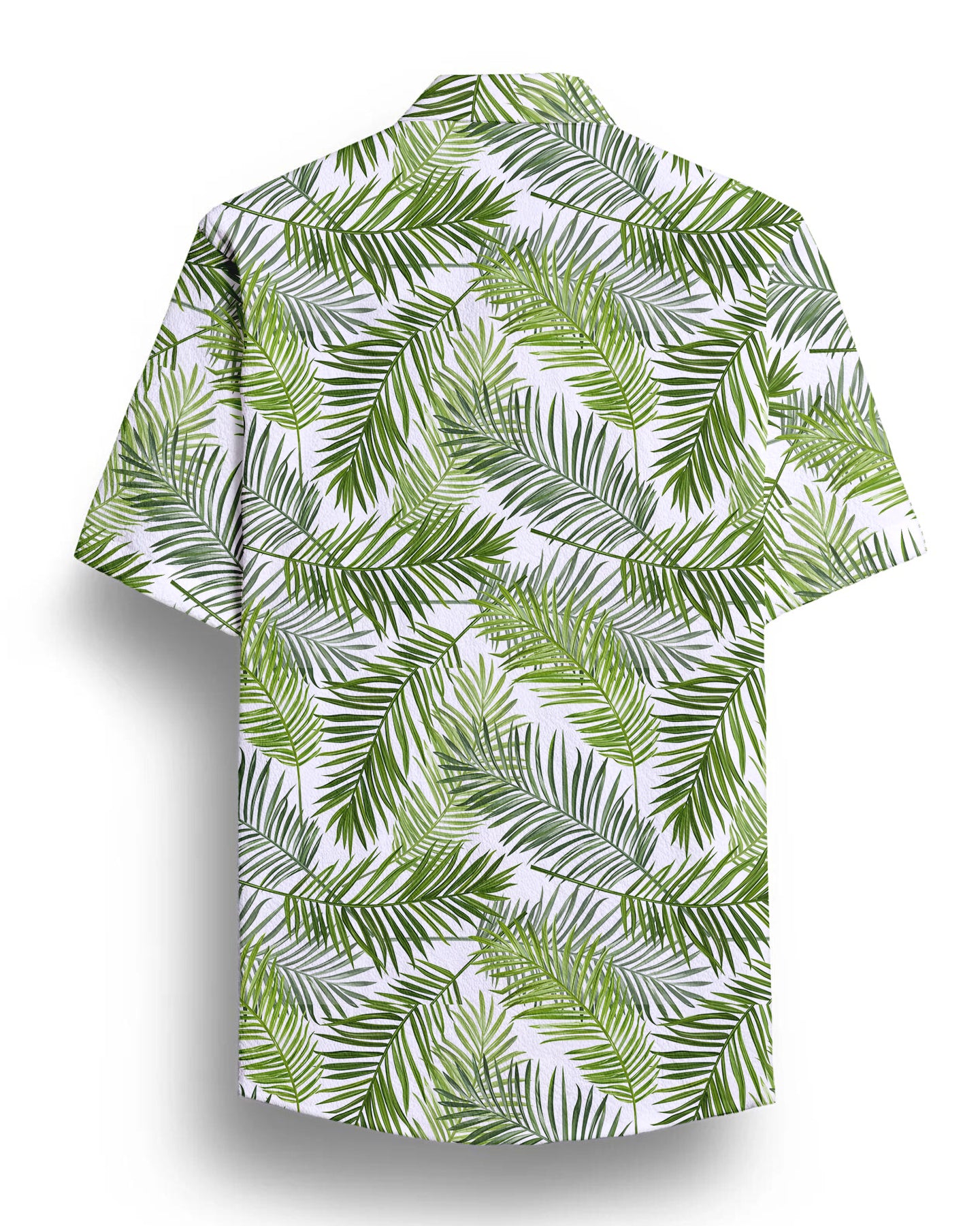 Green Leaf Printed Half Sleeve Shirt