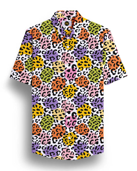 Multi color Printed Half Sleeve Shirt