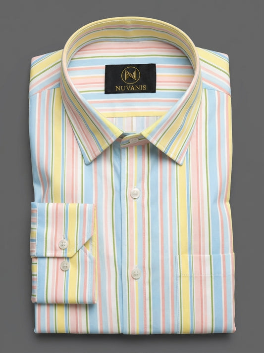 Multicolor Striped Printed Shirt