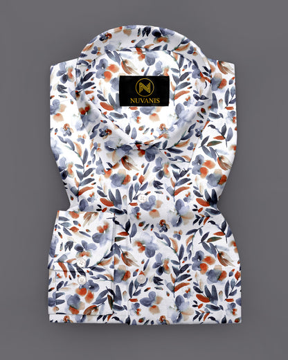 Multicolor Floral Printed Full Sleeve Shirt